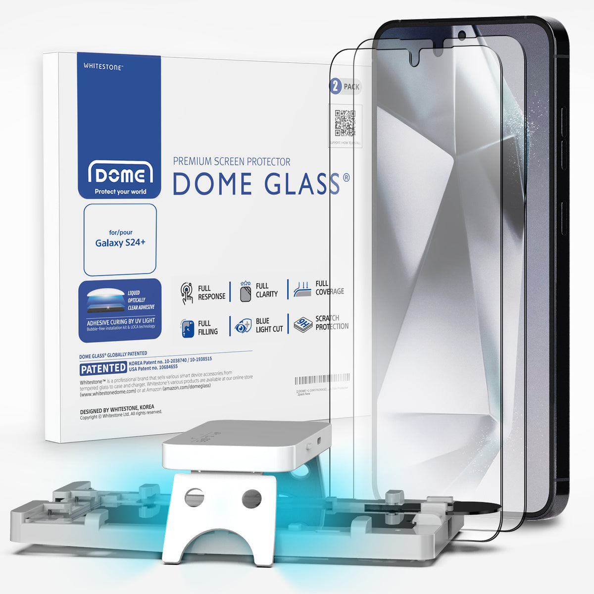 Dome Glass] Samsung Galaxy S24 Plus Tempered Glass Screen