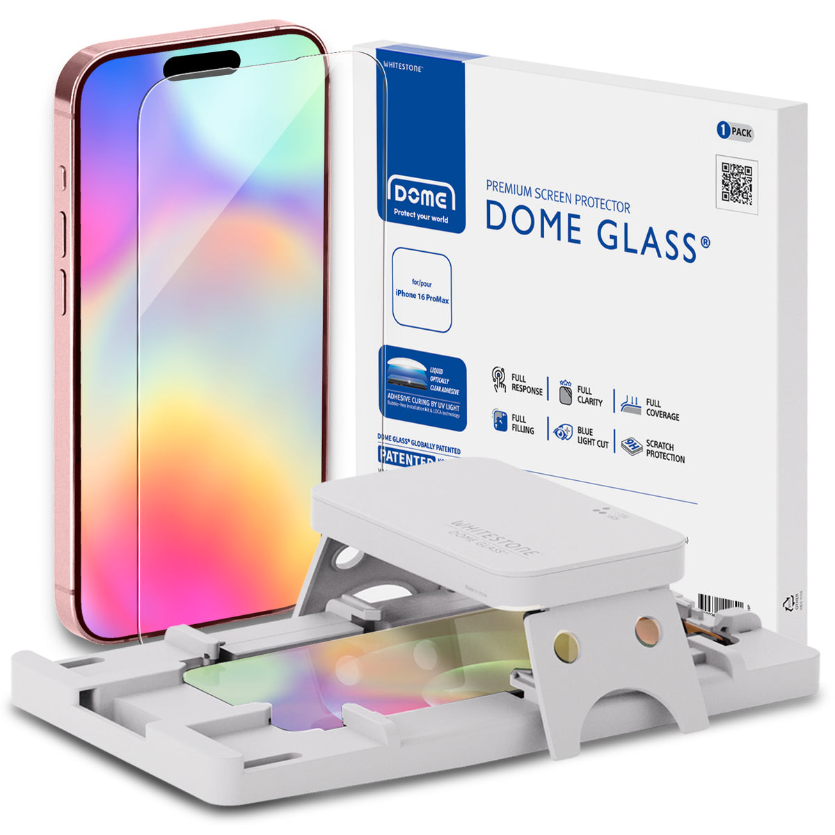 iPhone 16 Pro Max Tempered Glass Screen Protector ㅣWhitestone 