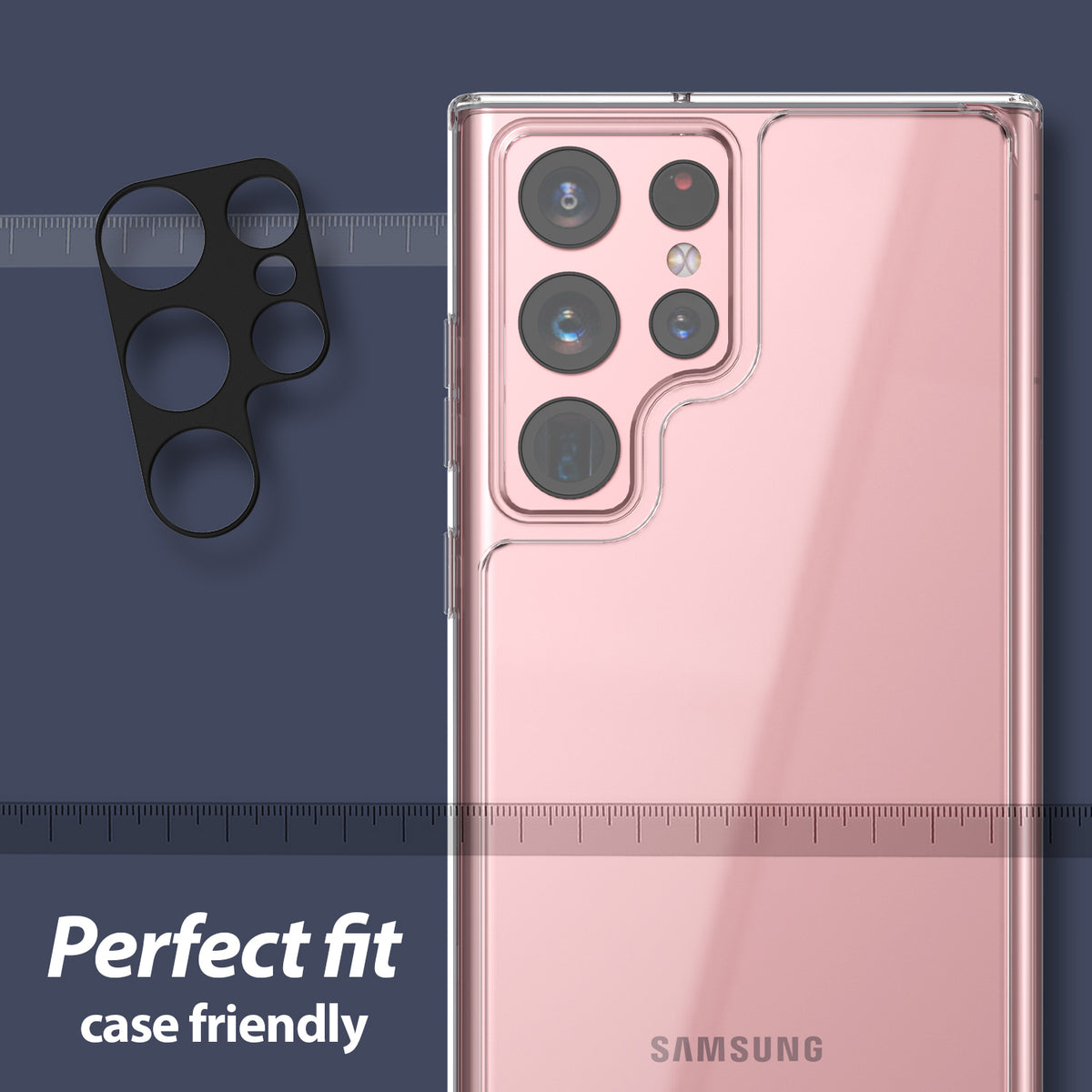 [Camera EZ] Samsung Galaxy S22 Ultra Camera Protector 2 Pack