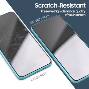 [UV GEN] Samsung Galaxy S23 Plus (2023) Hard Coated Film Screen Protector with UV light - 2 Pack of Film