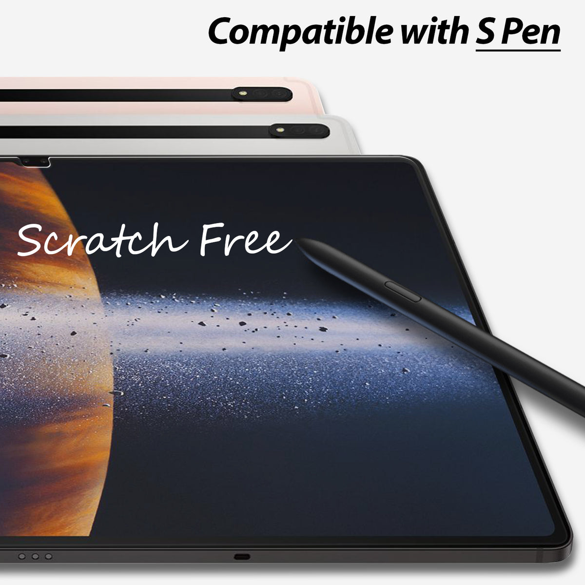 EZ] Samsung Galaxy Tab S8 Tempered EZ Glass with Installation Jig