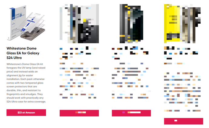 Best Samsung Galaxy S24 Ultra screen protectors in 2024 by CHRIS THOMAS and CALE HUNT