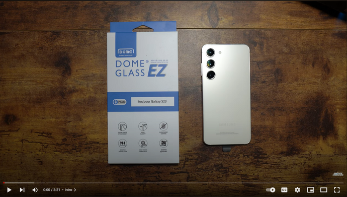 Samsung Galaxy S23 | Whitestone Dome EZ Glass Installation!