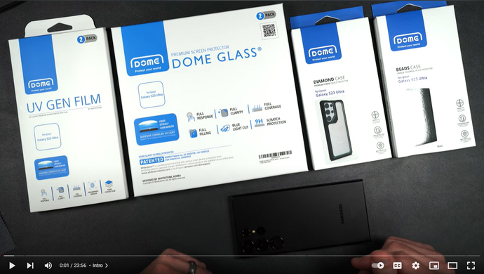 Whitestone Galaxy S23 Ultra Cases & Dome Glass Screen Protectors - Install & Review by Hightechcheck