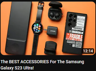 The BEST ACCESSORIES For The Samsung Galaxy S23 Ultra! by TechnicallyTee