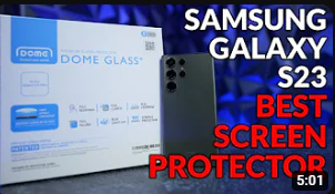 Galaxy S23 - Best Screen Protector - Whitestone Dome Glass Screen Protector by YoutubeTechGuy