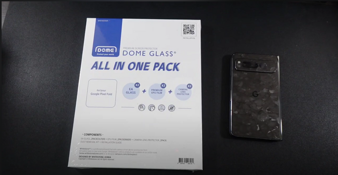 Whitestone Dome All In One Screen Protector for Google Pixel Fold by Tech influencer Will.H