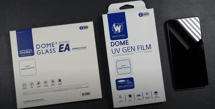 Google Pixel 8 Pro Whitestone EA & UV Gen Film Screen Protector Drop & Scratch Tests by HighTechCheck