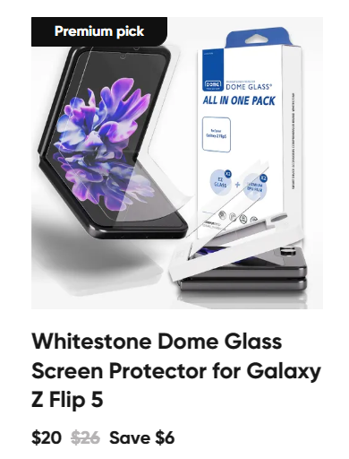 Best Samsung Galaxy Z Flip 5 screen protectors in 2023 by CHRIS THOMAS