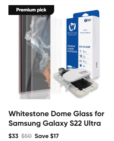 Best Samsung Galaxy S22 Ultra screen protectors in 2023 by  HAGOP KAVAFIAN and CHRIS THOMAS