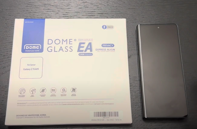 Whitestone Dome Privacy Glass For Samsung Galaxy Z Fold 5!! by Tech King Mike