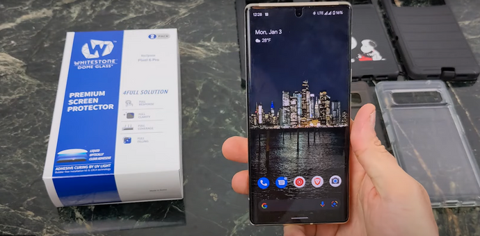 Overview of Whitestone Dome for Pixel 6 Pro by KATARZYNA OLEKSY