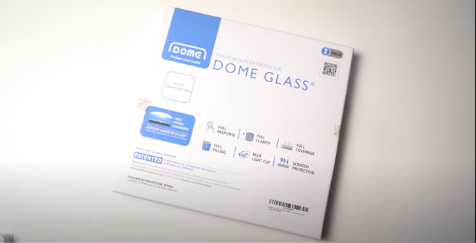 Samsung Galaxy S23 Ultra Whitestone Dome Glass Installation by GreedyTech