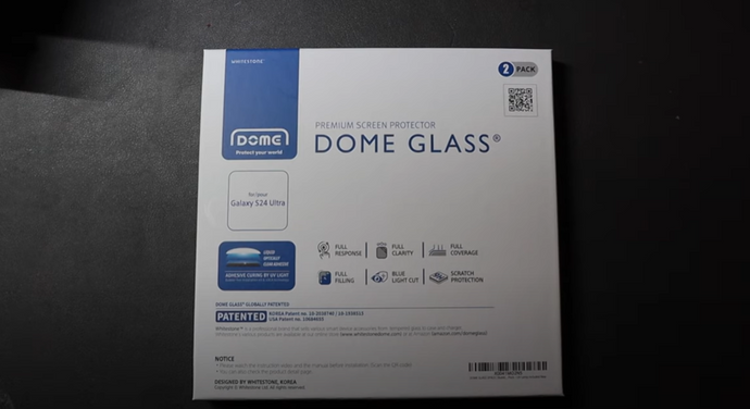 Whitestone Dome Glass For Galaxy S24 Ultra Start To Finish Installation by TechOut