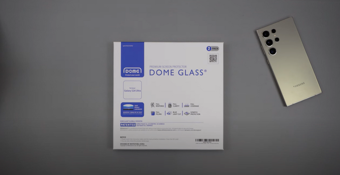Samsung Galaxy S24 Ultra Whitestone Dome Glass Installation! by  Tekno Talks