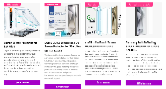 Best screen protectors for Samsung Galaxy S24 Ultra by KARTHIK IYER and HASSAM NASIR