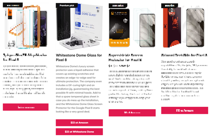 Best Google Pixel 8 screen protectors in 2024 by LUKE FILIPOWICZ and DHRUV BHUTANI
