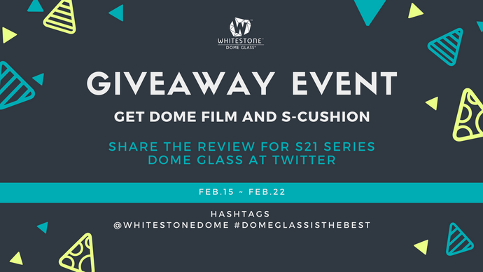 [Giveaway] GET FREE DOME FILM AND S-CUSHION