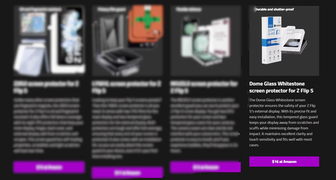 Best Samsung Galaxy Z Flip 5 screen protectors in 2023 by xda-developers