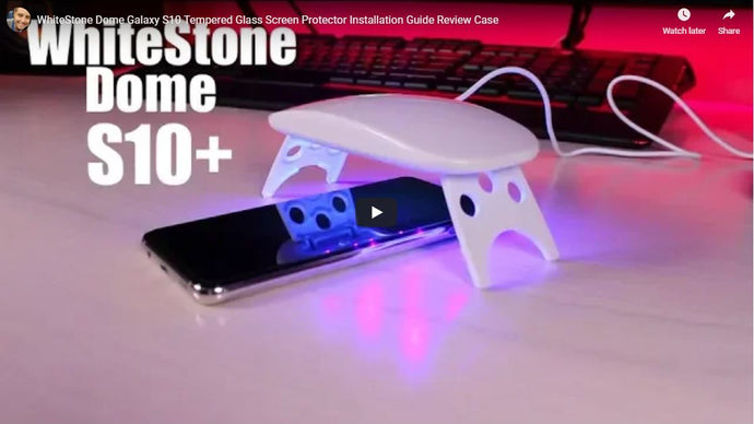 WhiteStone Dome Galaxy S10 Tempered Glass Screen Protector Installation Guide by Shane Starnes