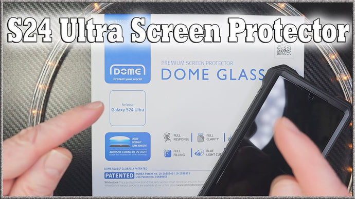 Whitestone Screen Protector compatible with Galaxy S24 Ultra by Lampofilm