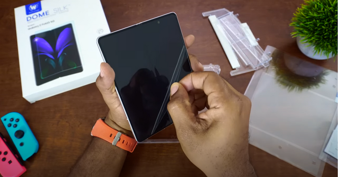 Galaxy Z Fold 3 Dome Silk UTG Install & Review (By Average Tech Guy)