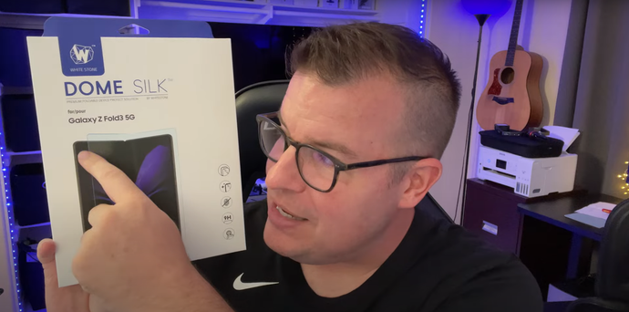 Galaxy Z Fold 3 Dome Silk UTG Review (By Greggles TV)