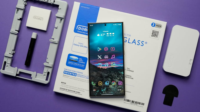 Samsung Galaxy S24 Ultra Whitestone Dome Glass! Fingerprint 100% WORKING! by TechnicallyTee