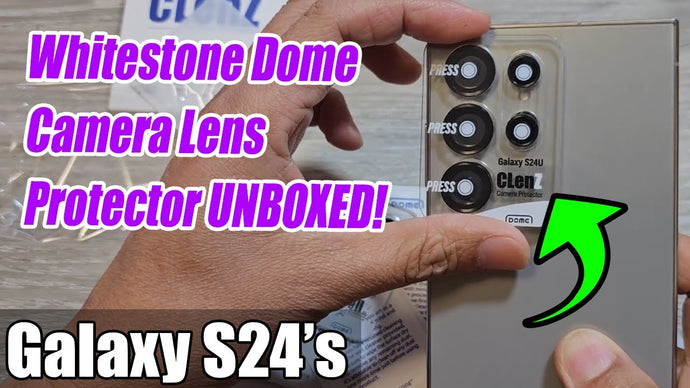 Whitestone Dome Camera Lens Protector UNBOXED! Galaxy S24 Ultra by ITJungles