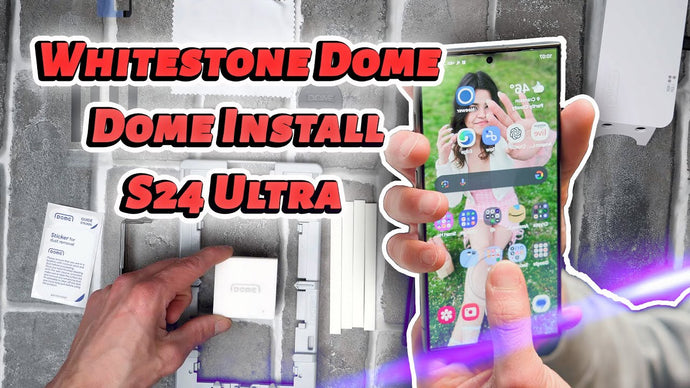 Easy Installation Of Whitestone Dome On Galaxy S24 Ultra by Pizzles Tech Time