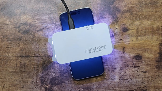 Whitestone DOME UV GEN Film for iPhone 15 Pro Hard Coated Film Screen Protector UV light by J. Williams