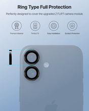Load image into Gallery viewer, DOME GLASS Whitestone DOME Camera Ring Type for iPhone 17 Series [Case friendly &amp; HD clrearity] Tempered Glass Lens Protector [1pack]
