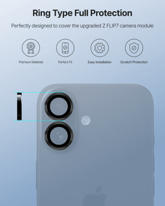 DOME GLASS Whitestone DOME Camera Ring Type for iPhone 17 Series [Case friendly & HD clrearity] Tempered Glass Lens Protector [1pack]