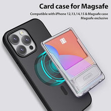 Load image into Gallery viewer, [Whitestone] Card Holder Mag-Safe (Magnetic Slot Card Holder Compatible with MagSafe Slim Hard PC Wallet for Back of Phone, Smartphone Cases