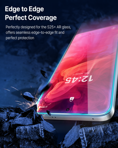 DOME GLASS Whitestone DOME AR Privacy [Super Anti-Reflection & Privacy] Tempered Glass Screen Protector for Galaxy S25+ with Easy Installation Tool [1Pack]