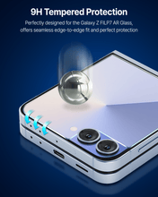 Load image into Gallery viewer, DOME GLASS Whitestone 2PACK EZ GLASS AR for Samsung Galaxy Z Flip 7 [Super Anti-Reflection], Full Coverage [Easy Install] Tempered Glass Screen Protector [2pack]