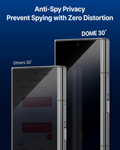Load image into Gallery viewer, DOME GLASS Whitestone 2PACK EZ GLASS AR/Privacy for Samsung Galaxy Z Fold 7 [Super Anti-Reflection &amp; Anti-Spy], Full Coverage [Easy Install] Private Tempered Glass Screen Protector [2pack]