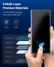 Load image into Gallery viewer, DOME GLASS Whitestone 2PACK EZ GLASS AR/Privacy for Samsung Galaxy Z Fold 7 [Super Anti-Reflection &amp; Anti-Spy], Full Coverage [Easy Install] Private Tempered Glass Screen Protector [2pack]
