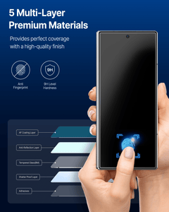 DOME GLASS Whitestone 2PACK EZ GLASS AR for Samsung Galaxy Z Fold 7 [Super Anti-Reflection], Full Coverage [Easy Install] Tempered Glass Screen Protector [2pack]