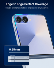 Load image into Gallery viewer, DOME GLASS Whitestone 2PACK EZ GLASS AR for Samsung Galaxy Z Flip 7 [Super Anti-Reflection], Full Coverage [Easy Install] Tempered Glass Screen Protector [2pack]