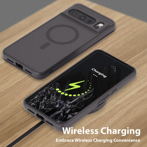 [Whitestone] Scope Case for Pixel 8 Pro Premium TPU air Bumper Protection with Slim & Ultimate fit Phone Cover for Pixel 8 Pro Compatible with Magsafe Wireless Charging