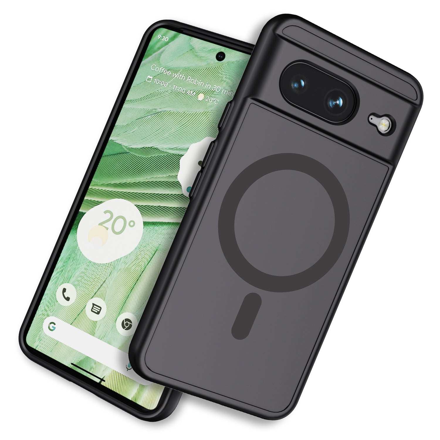 phone case that holds cards VPA107-iPhone 14 Series Phone Case Wallet, Leather Case Shockproof with Card Holder Magnetic iPhone 14 Plus Black