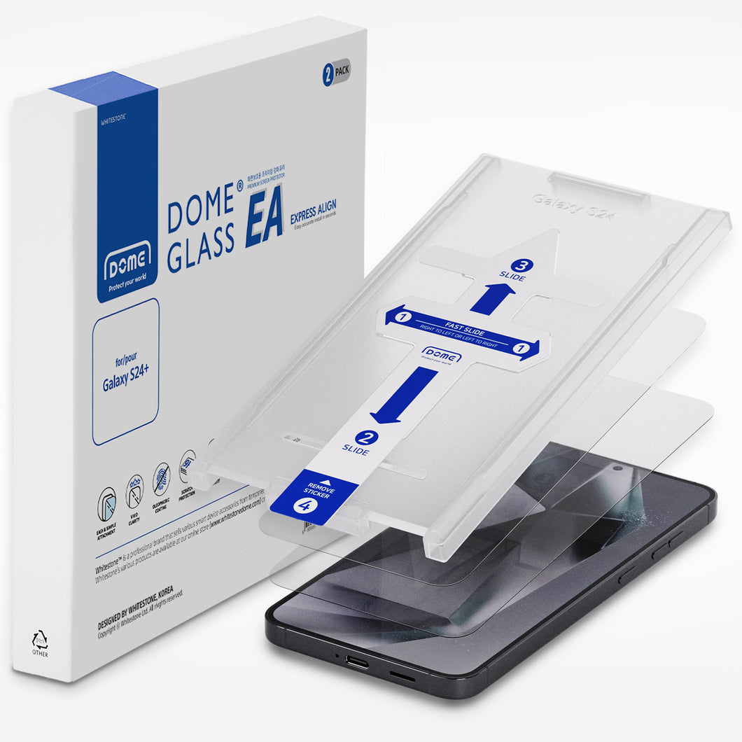 [EA] Samsung Galaxy S24 Plus (2024) EA Tempered Glass Screen Protector - 2 Pack