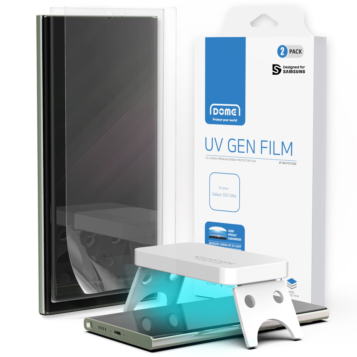 Galaxy S23 Ultra Clearly Protected Film Screen Protector