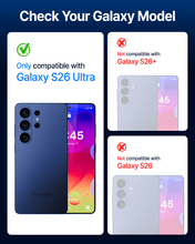 Load image into Gallery viewer, DOME GLASS Whitestone UV GEN Film Compatible with Samsung Galaxy S26 Ultra, Glass-Like UV Cured PET Screen Protector [2 Pack]