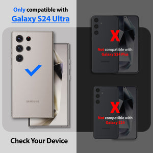[Dome Case] Samsung Galaxy S24 Ultra Premium Clear Case