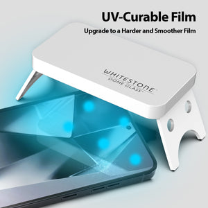 [UV GEN] Samsung Galaxy S24 (2024) Hard Coated Film Screen Protector with UV light - 2 Pack of Film