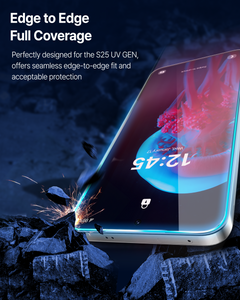 DOME GLASS Whitestone DOME UV GEN Film [Glass-Like Film] Screen Protector for Galaxy S25+  with UV Lamp [2Pack]