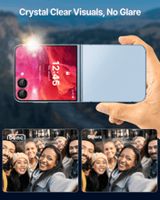 Load image into Gallery viewer, DOME GLASS Whitestone DOME Camera Ring Type for Samsung Galaxy Z Flip 7 [Case friendly &amp; HD clrearity] Tempered Glass Lens Protector [1pack]