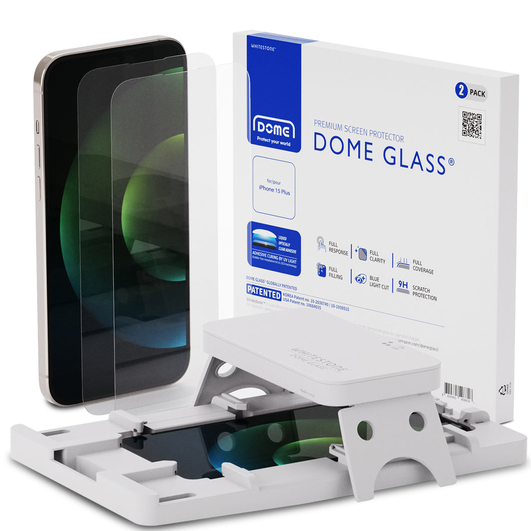 [Dome Glass] iPhone 15 Tempered Glass Screen Protector (6.1